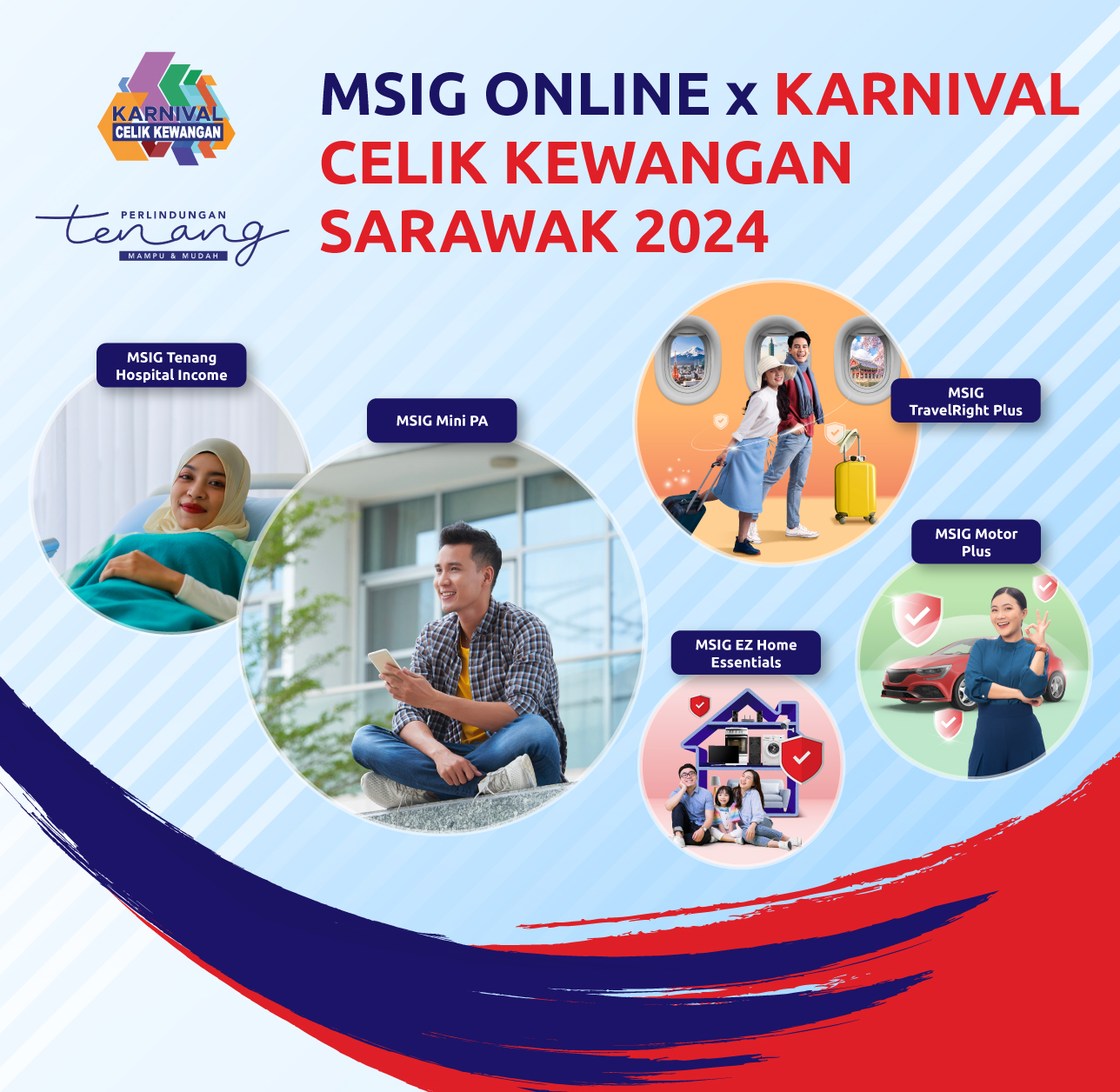 Image of MSIG Online x Karnival Celik Kewangan Sarawak 2024